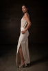 Beige Wide Open Leg Pants